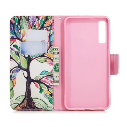 Funda Samsung Galaxy A7 Árbol de colores Funda Samsung Galaxy A7 Árbol de colores