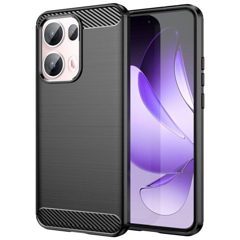 Oppo Reno 13 Pro 5G Funda de fibra de carbono cepillada