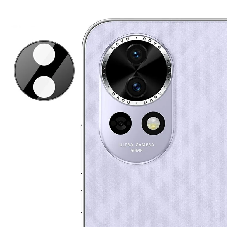 Lente protectora de cristal templado para Huawei Nova 13 (versión en negro)