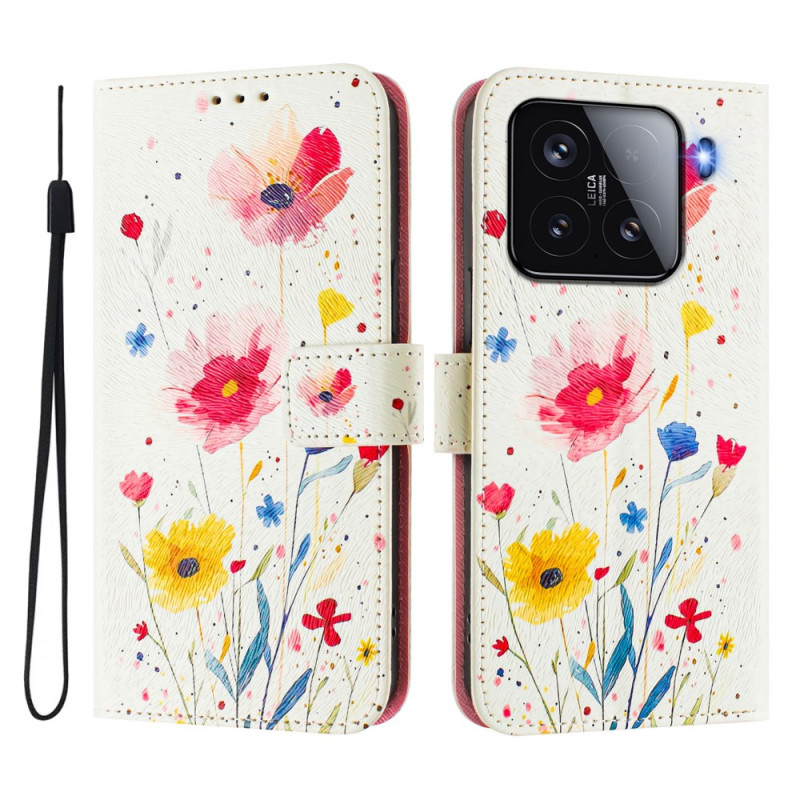 Xiaomi 15 Floral Pattern Funda
