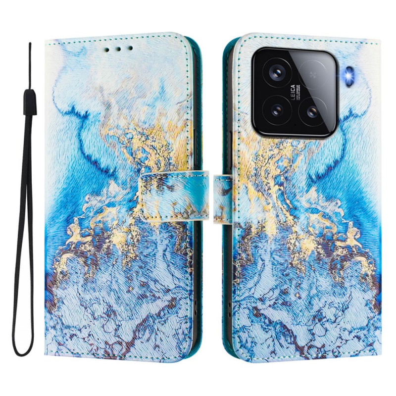 Funda Xiaomi 15 Motif Marble Ocean