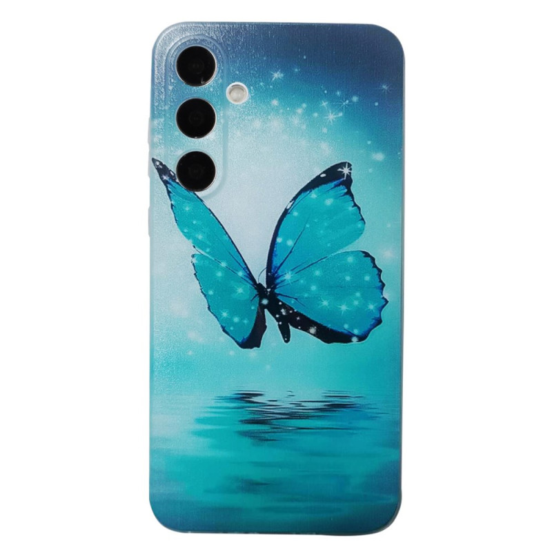 Samsung Galaxy A56 5G Funda Mariposa Azul