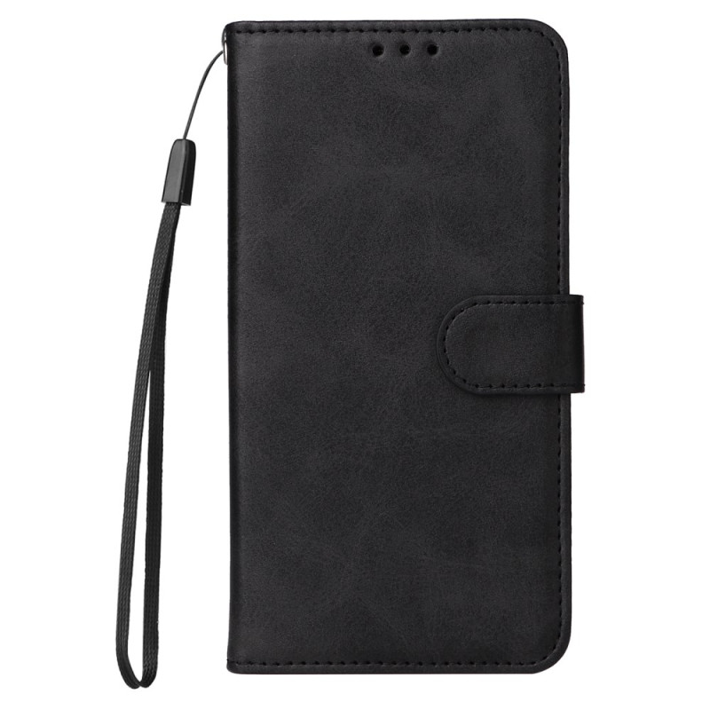 Xiaomi 15 Funda de cuero liso con colgante
