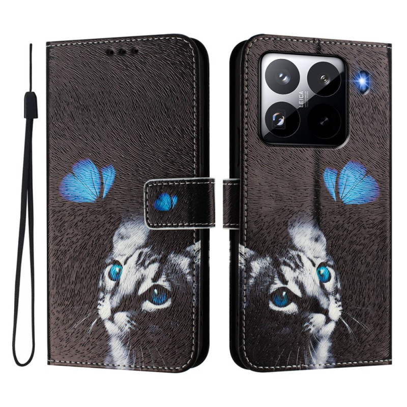 Funda Xiaomi 15 Pro Mariposa y Gato