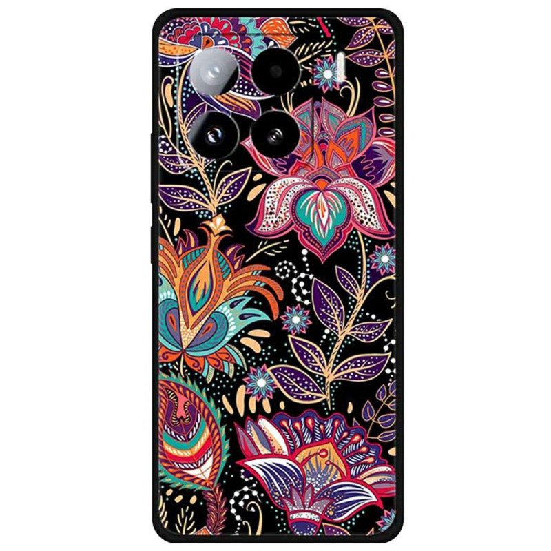 Xiaomi 15 Pro Funda Flor Morada