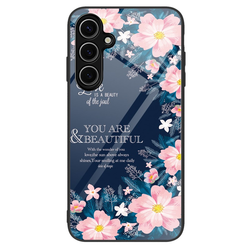 Samsung Galaxy A16 4G / 5G Toughened Glass Funda
 Rosa Floral