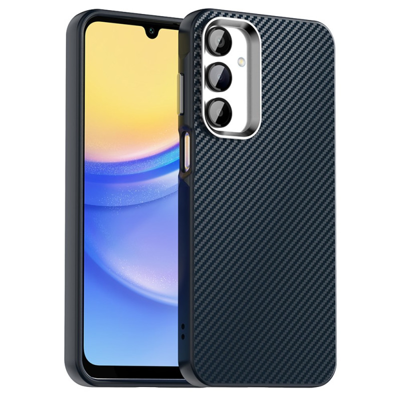 Funda Samsung Galaxy A16 4G / 5G Hybrid con textura de fibra de carbono