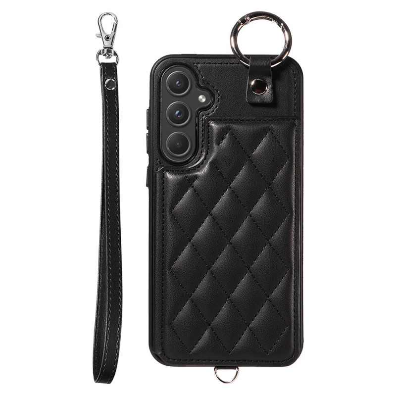 Funda Samsung Galaxy A55 5G Funda acolchada con cordón para tarjetas