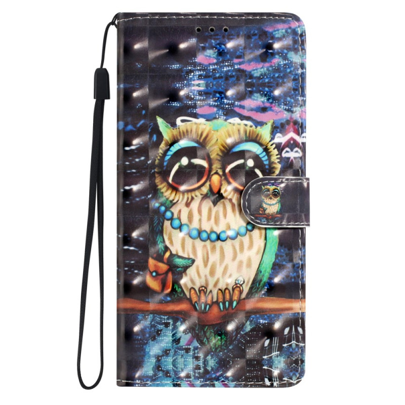 Funda Google Pixel 9A estampado búho 3D