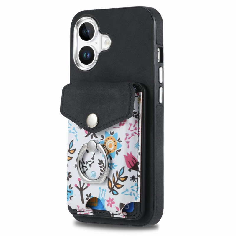 MagSafe Compatible iPhone 16 Card Funda
 Floral