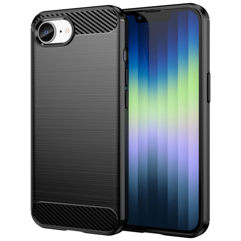 Funda de fibra de carbono cepillada para iPhone 16E