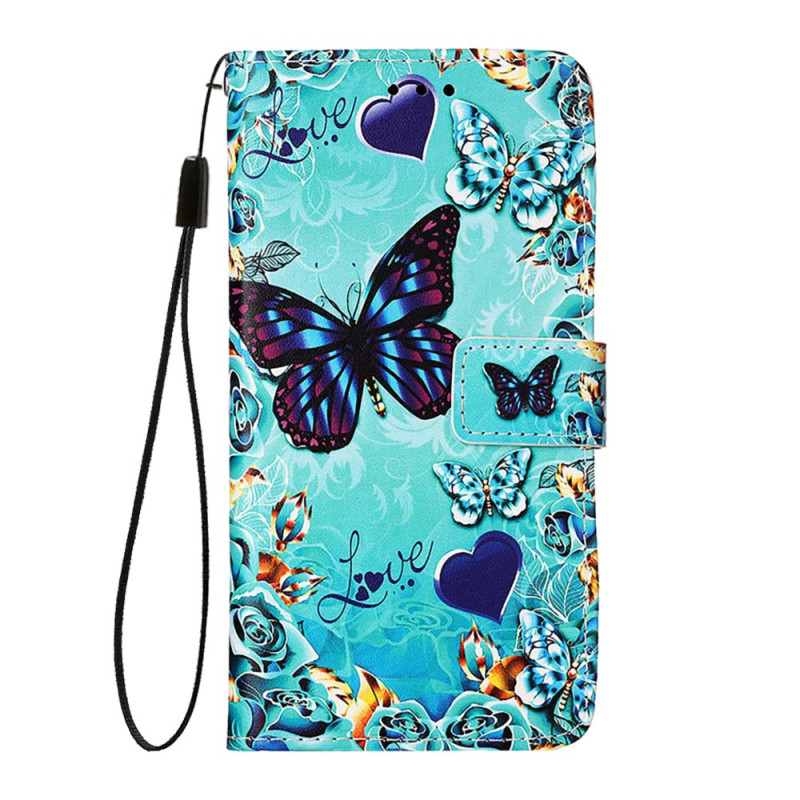 Funda iPhone 16E Mariposas y Corazones