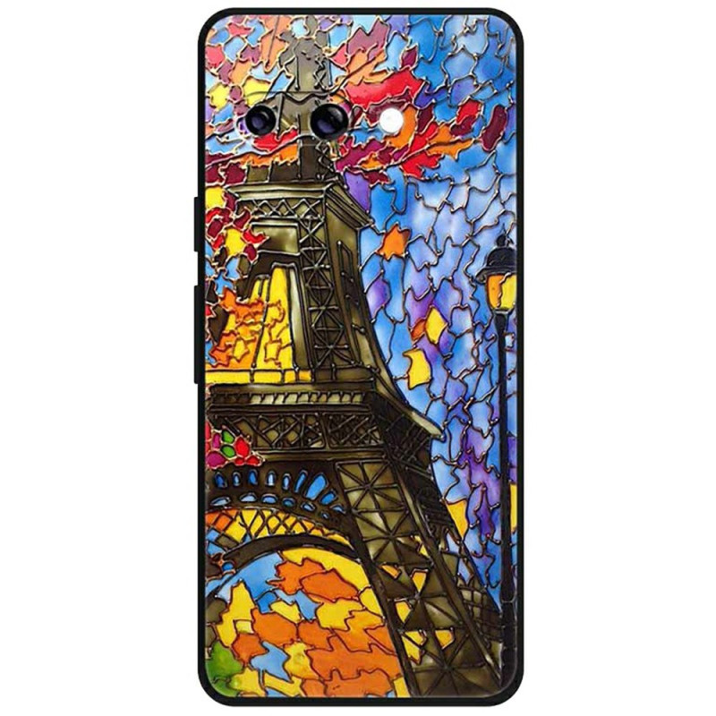 Funda Google Pixel 9A Patrón Torre Eiffel