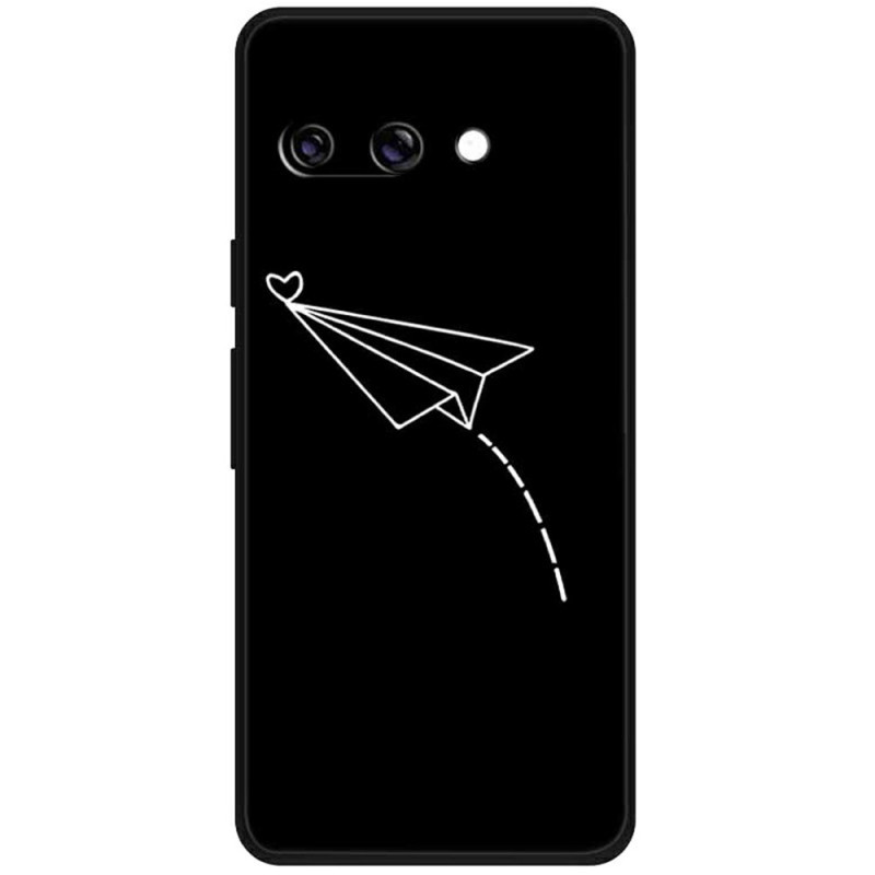 Funda
 de avión y corazón del Google Pixel 9A