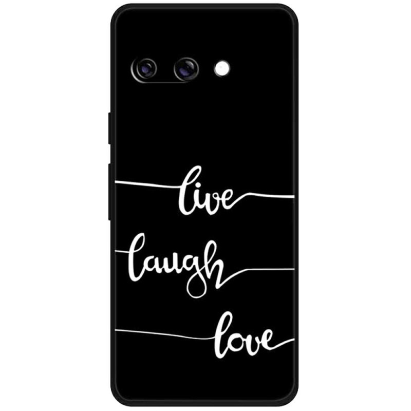 Funda Google Pixel 9A Live Laugh Love