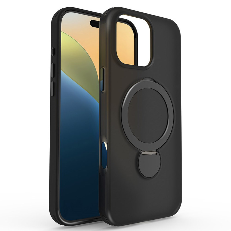 Funda magnética para iPhone 16 Pro con soporte giratorio de 360