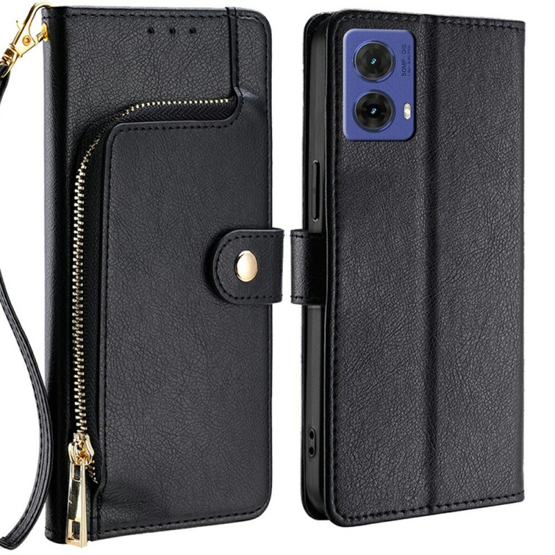 Moto G85 5G Funda Cartera con Cremallera