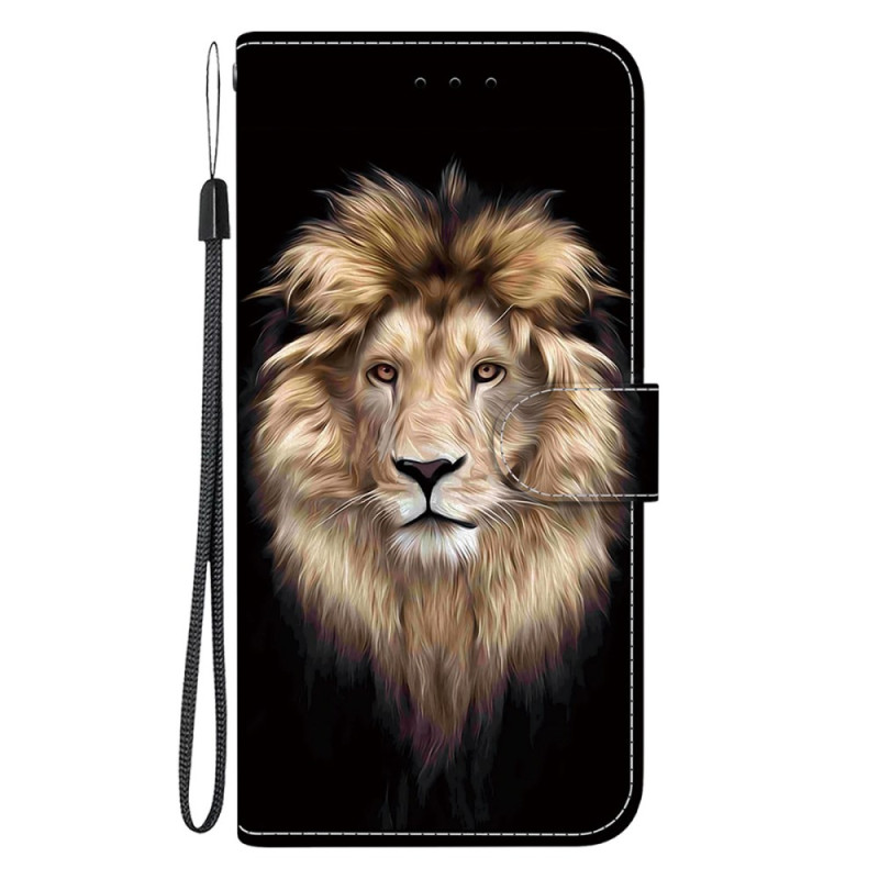 Funda Moto G55 5G Lion