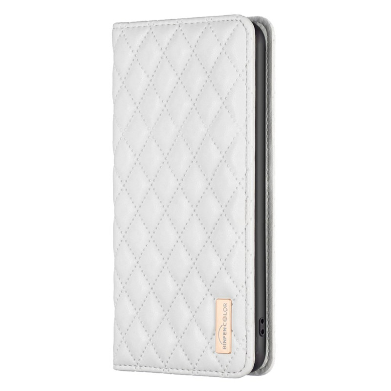 Flip Cover Moto G55 5G Matelassée BINFEN COLOR