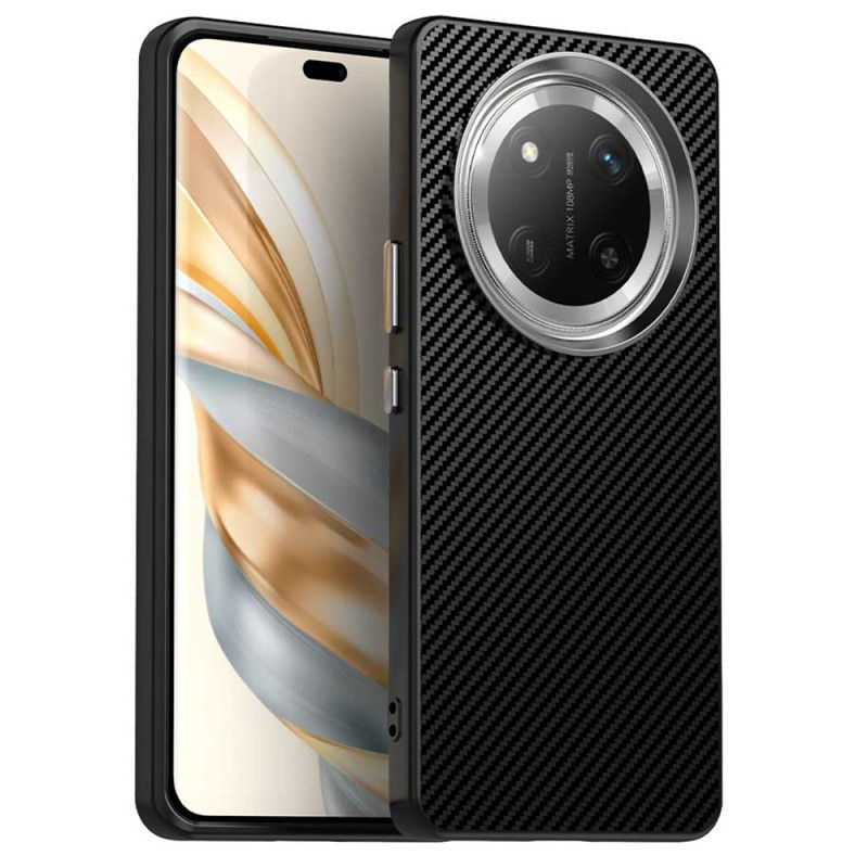 Funda de protección híbrida Honor Magic 7 Lite 5G con textura de fibra de carbono