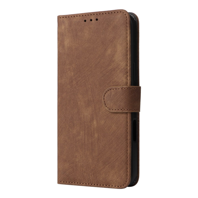 Moto G35 5G Funda de cartera RFID efecto gamuza
