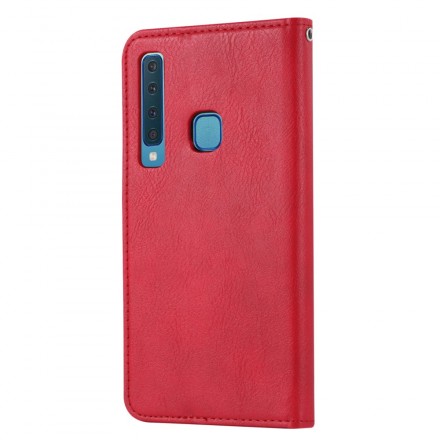 Funda Flip Cover Samsung Galaxy A9 Leatherette Card Funda