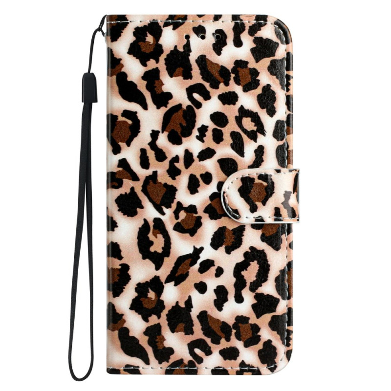 Funda iPhone 16E con estampado de leopardo