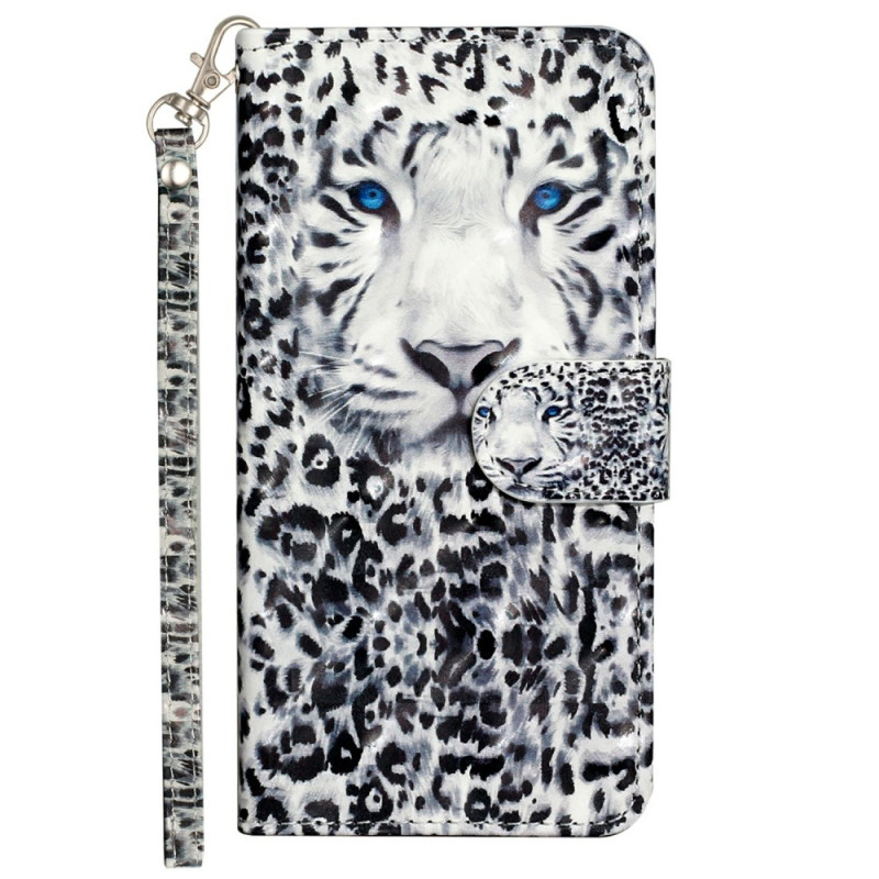 Funda con colgante
 de leopardo para iPhone 16E