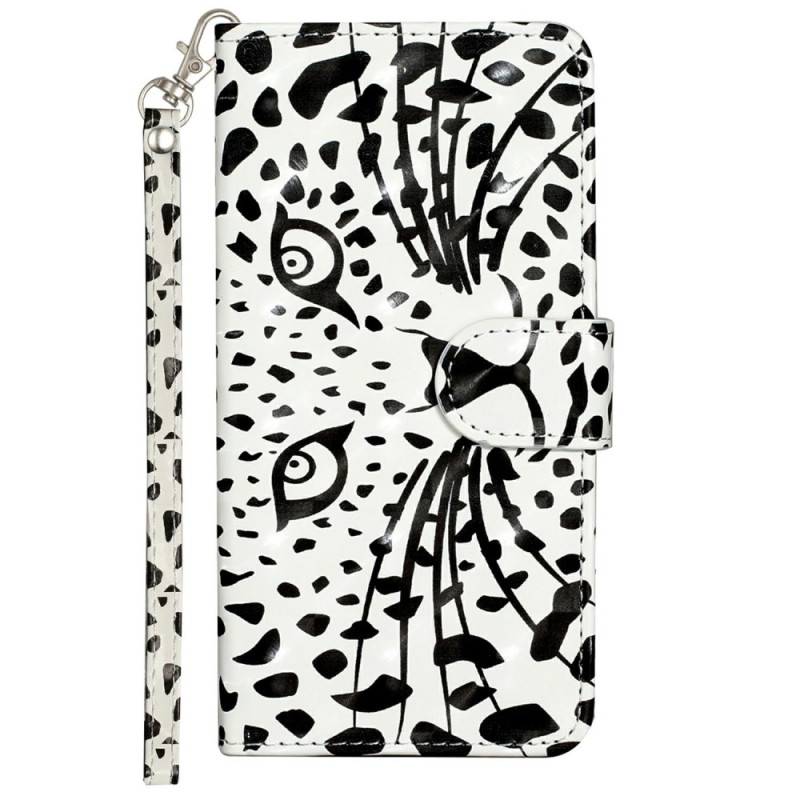 Funda de colgante
 con cabeza de leopardo para iPhone 16E