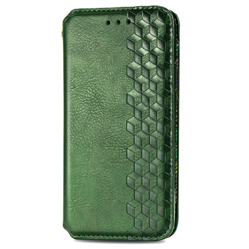 Flip Cover Moto G75 5G Efet Daim Vintage con Friso