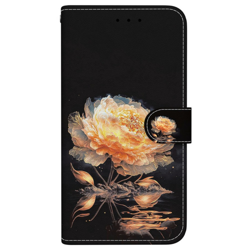 Funda Realme C75 Peonía dorada