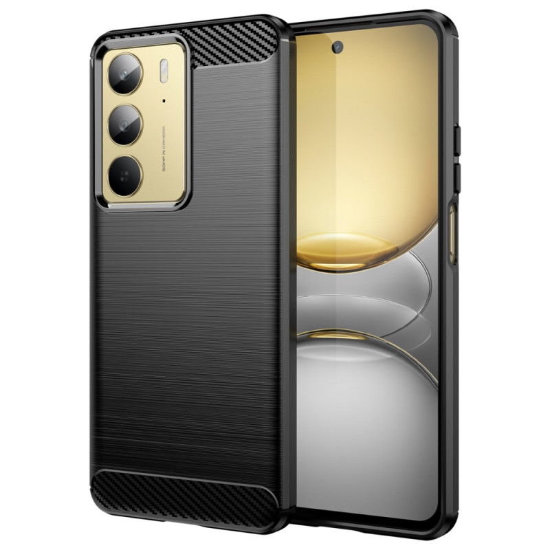 Funda
 de fibra de carbono cepillada del Realme C75