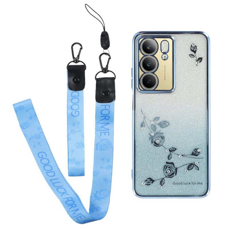 Realme C75 Funda de cordón con strass KADEM