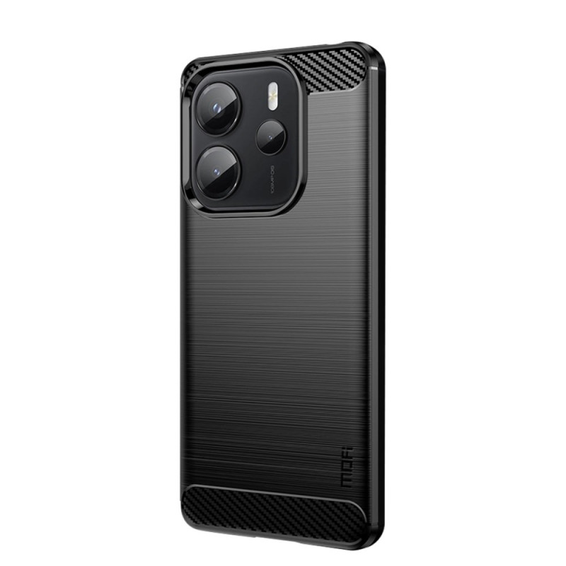 Xiaomi Redmi Note 14 4G Funda de fibra de carbono cepillada