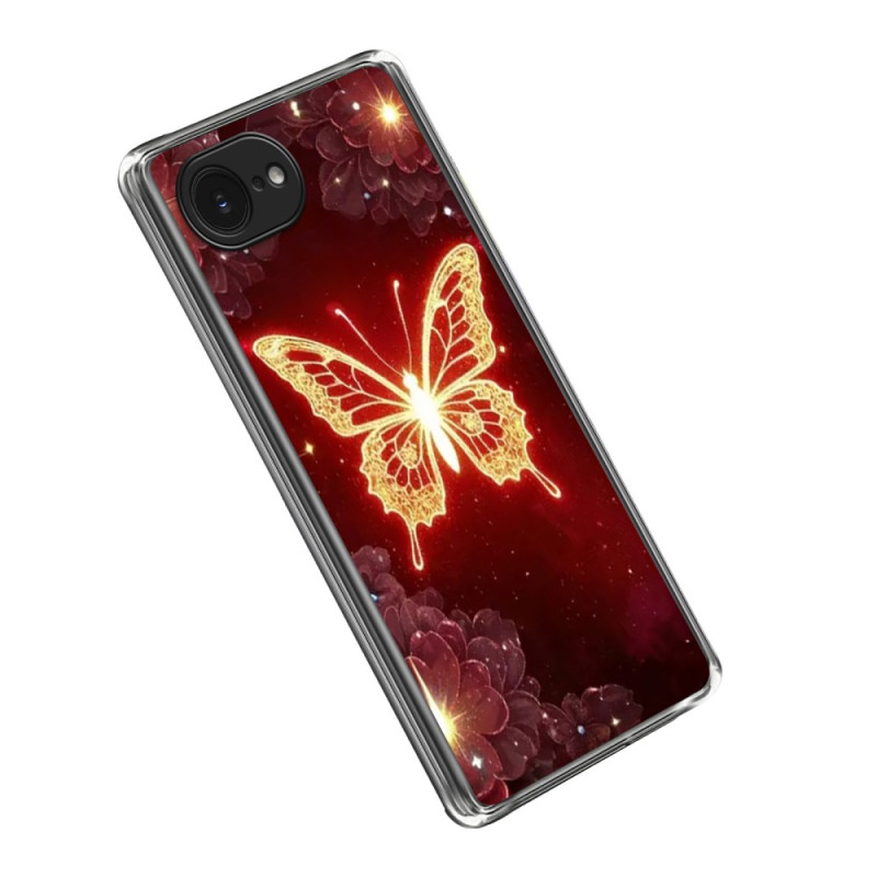 Funda Mariposa Dorada iPhone 16E