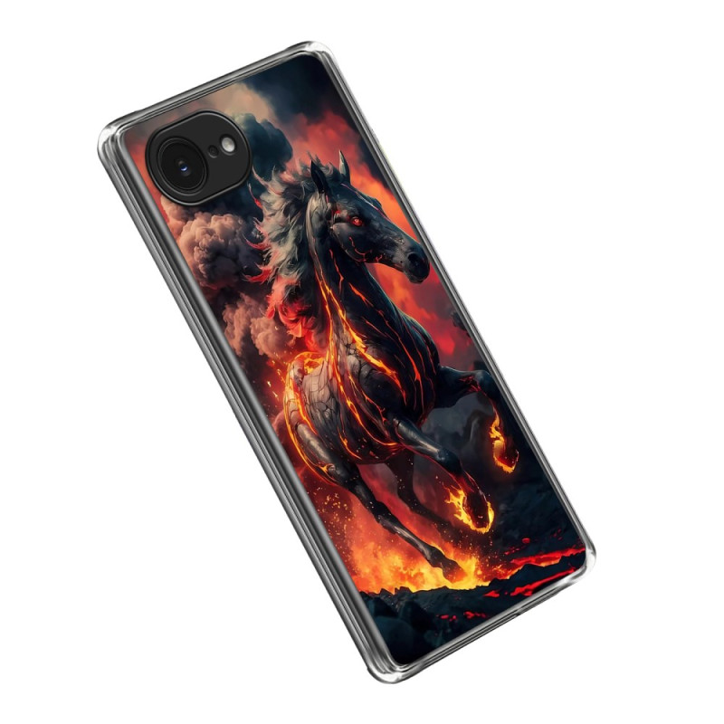 Funda iPhone 16E Fire Horse