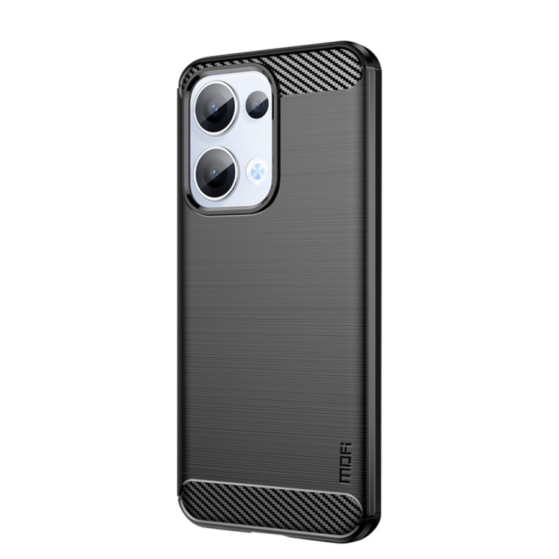 Oppo Reno 13 5G Funda de fibra de carbono cepillada