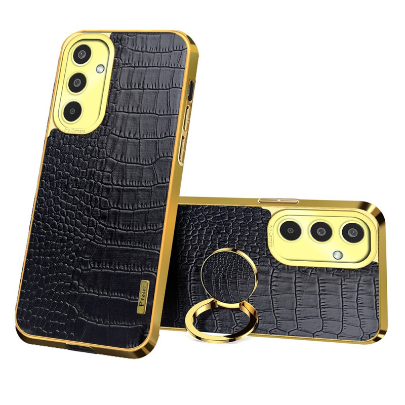 Samsung Galaxy M35 5G Funda Anillo Soporte Estilo Cocodrilo