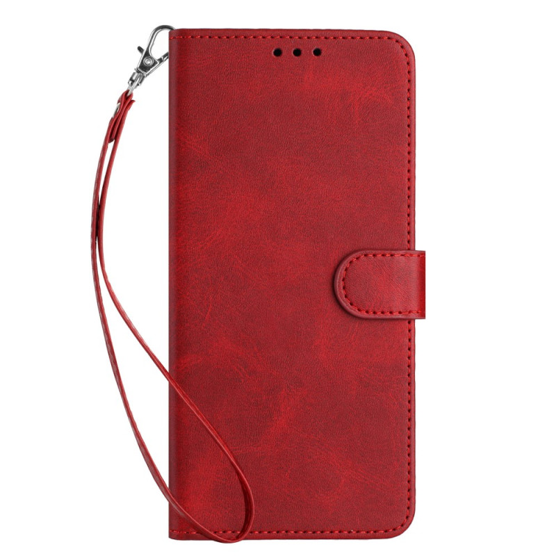 Funda Samsung Galaxy M35 5G Piel sintética Vintage Liso con Colgante
