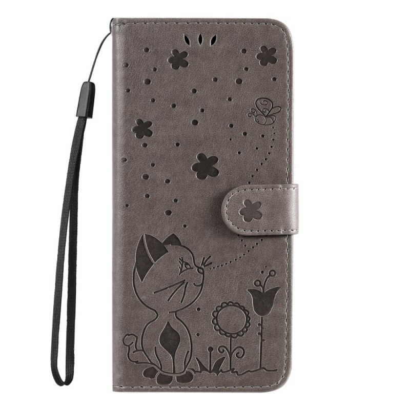 Samsung Galaxy M35 5G Funda Gato y Abeja