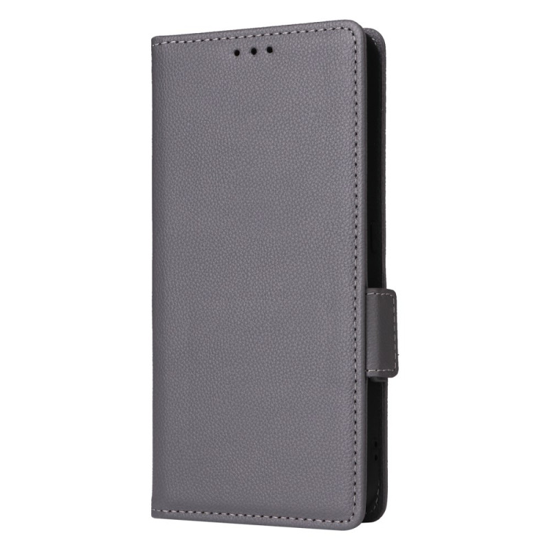 Funda de piel sintética con colgante
 de litchi para Samsung Galaxy M35 5G