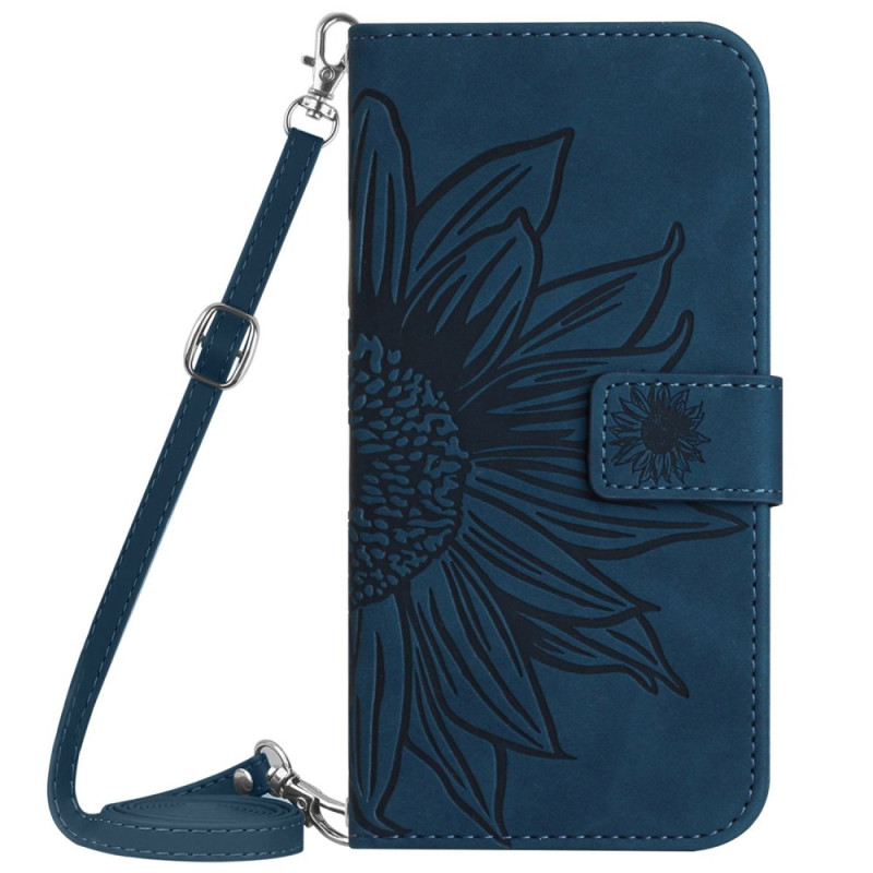 Bandolera Samsung Galaxy M35 5G con estampado de girasoles