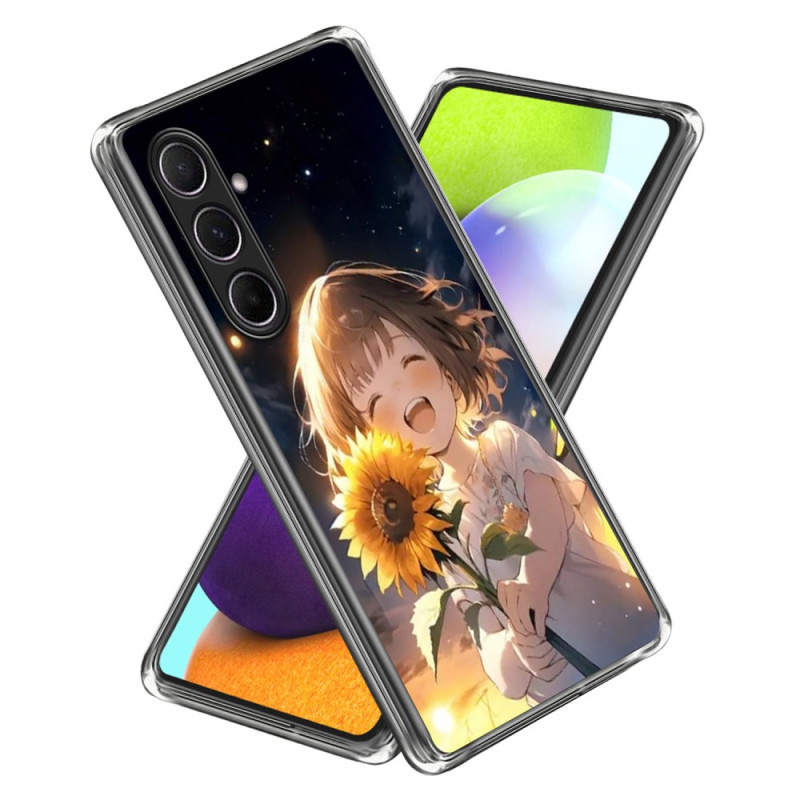 Samsung Galaxy A56 5G Funda Girasol Chica