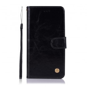 Funda de cuero con efecto vintage para el Honor 10 Lite con colgante