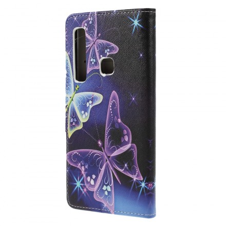 Funda Samsung Galaxy A9 Mariposas y Flores