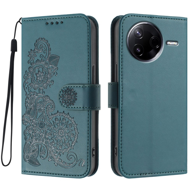 Poco F7 Pro 5G Funda Encaje Floral