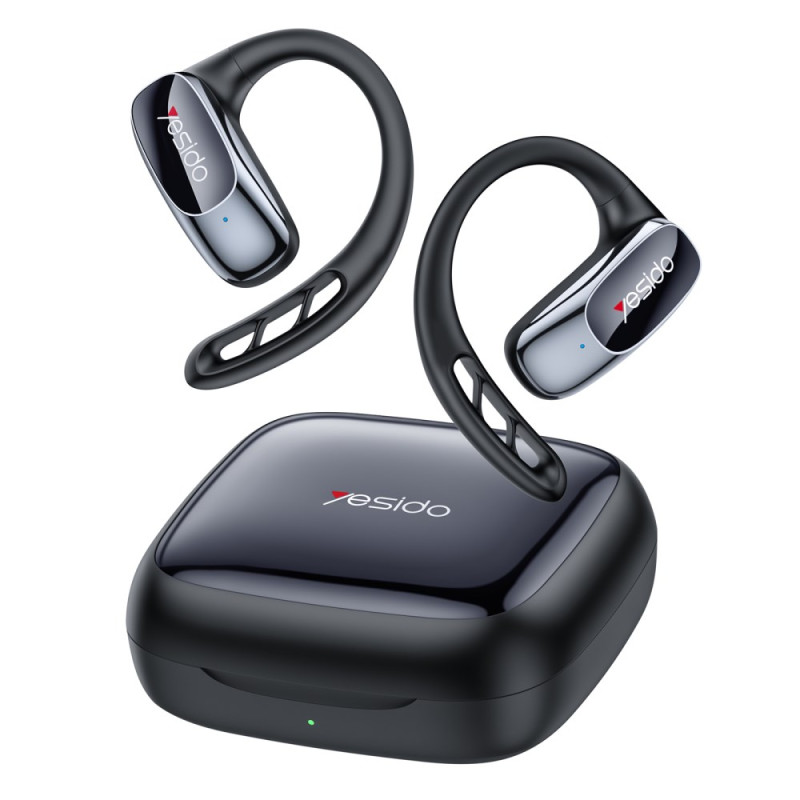 Auriculares inalámbricos Bluetooth YESIDO con ganchos para las orejas con memoria