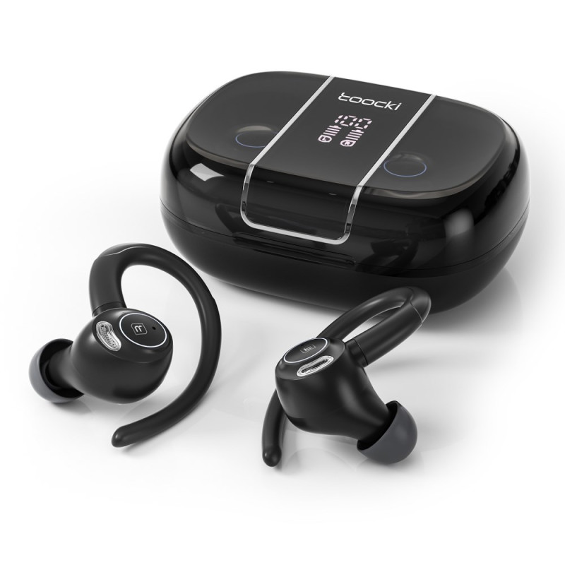 Auriculares con gancho TOOCKI Serie V90 con pantalla digital