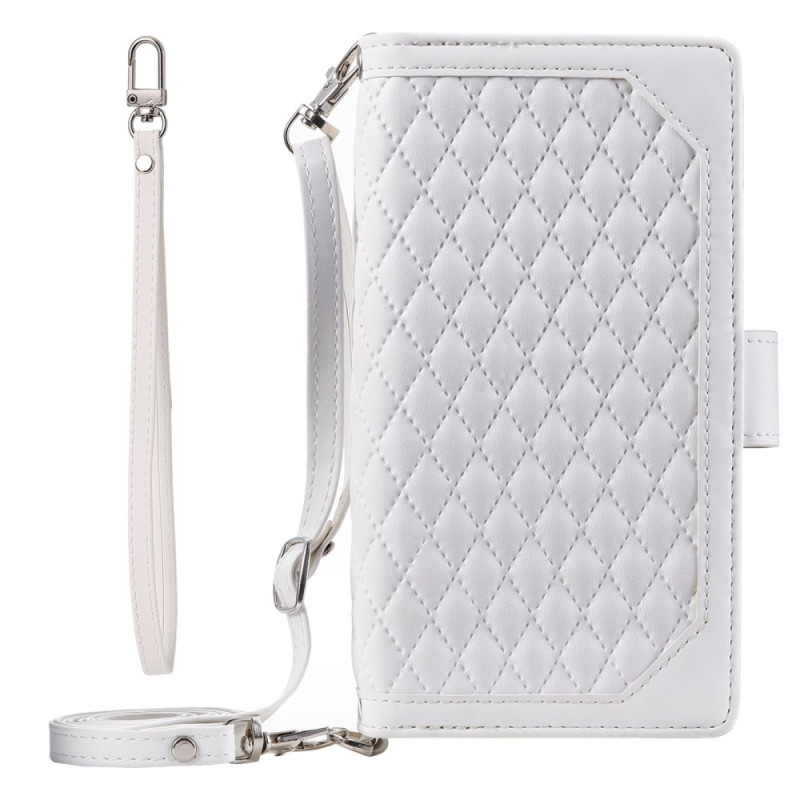 Funda Samsung Galaxy A32 5G / M32 5G Diseño acolchado con cordón y colgante
para el hombro