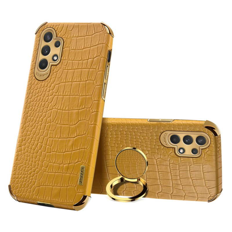 Samsung Galaxy A32 5G / M32 5G Funda estilo cocodrilo con anillo de soporte